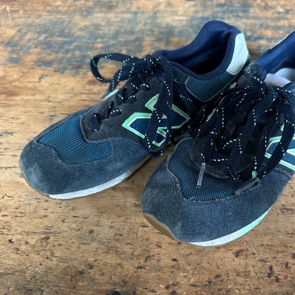 New Balance 574 title kid 1.5 Lagon/Agave Running Shoes